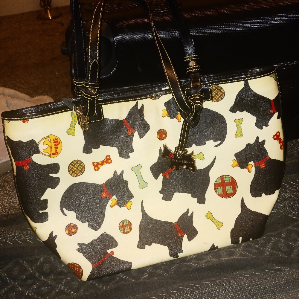 Stylish Dog Print Tote Bag
